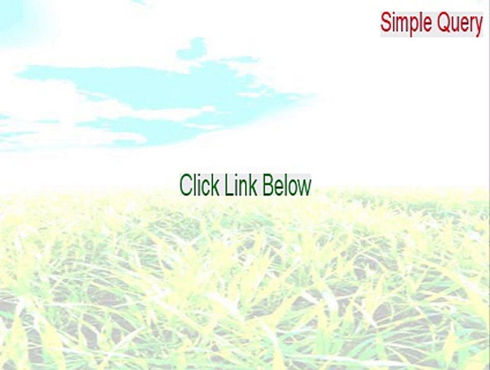Simple Query Crack - Free Download (2015)