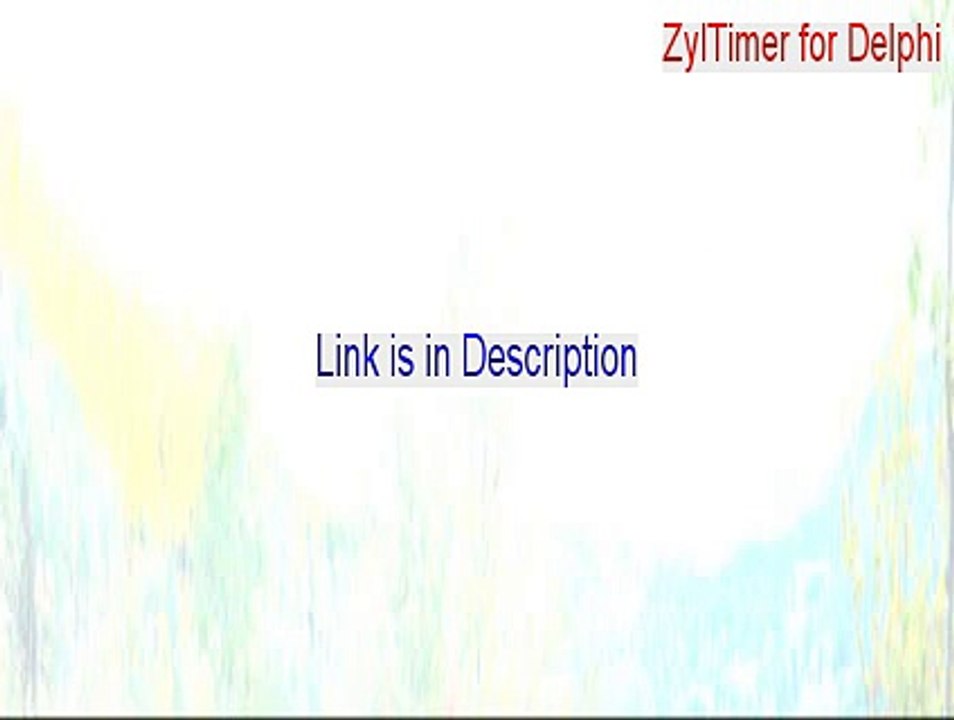 ZylTimer for Delphi Keygen [ZylTimer for Delphi 2015]