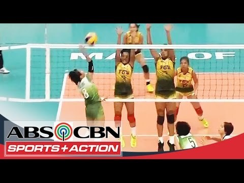 UAAP 77: Galang sends a cross-court spike