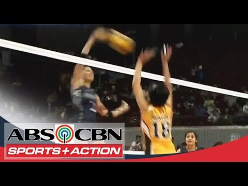 UAAP 77: Santiago spikes back a free ball!