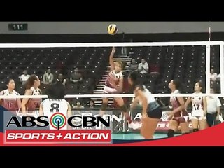 UAAP 77: Tiamzon kills the set with a deuce!