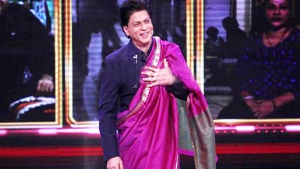 Shah Rukh Wears A Sari On India Poochega Sabse Shaana Kaun