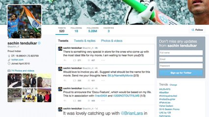 Sachin Tendulkar makes his acting debut