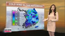 Bright day tomorrow with cold, strong wind