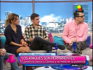 Los panelistas de Canosa atacan a Ángel de Brito