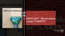 Ways to Taking OFF Blood Stains from your Carpet