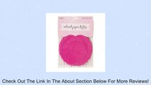 Sew Easy Industries 25 Doilies, 4 by 4-Inch, Bright Pink Review