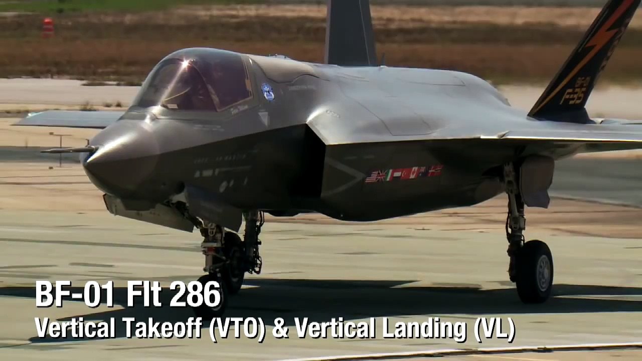 F-35B Vertical Takeoff Test