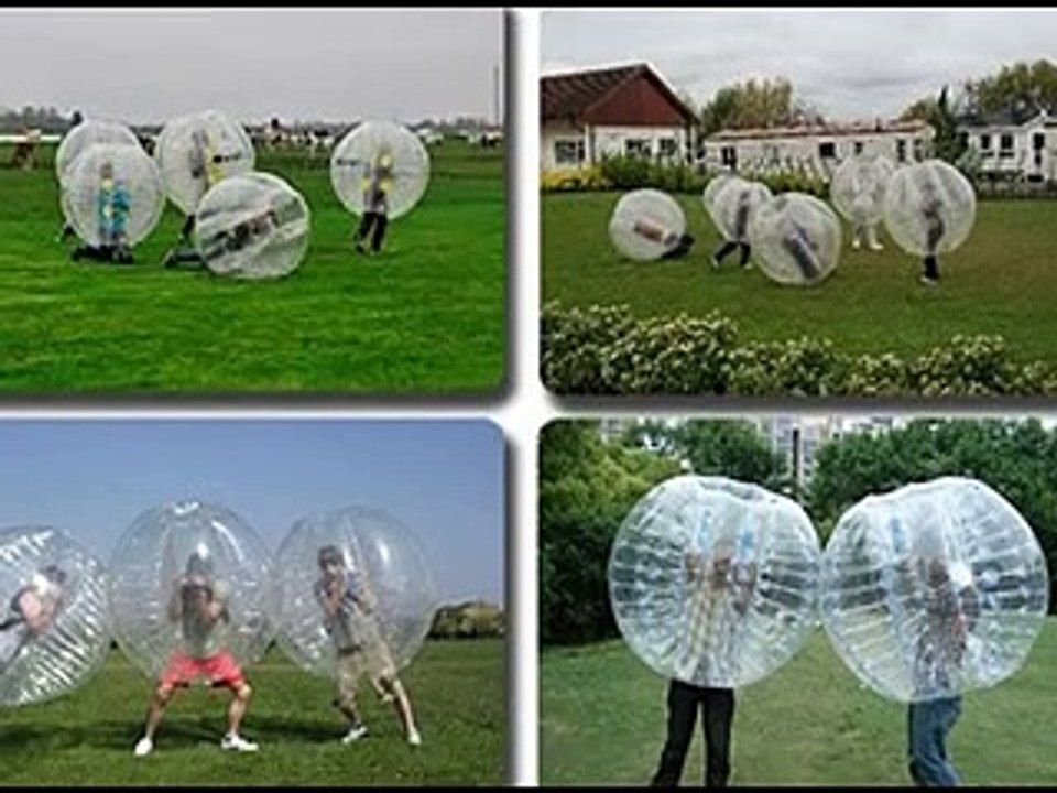 Bubble football is so fun