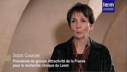 Soizic Courcier présente l'enquête 2014 sur l'attractivité de la France en matière d'essais cliniques