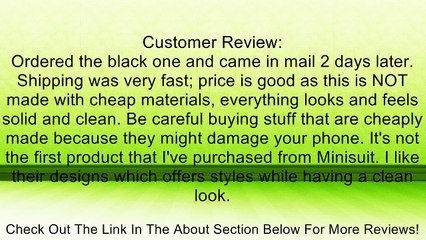 Minisuit Selfie Stick Pro with Built-In Remote for Apple & Android - Black Review