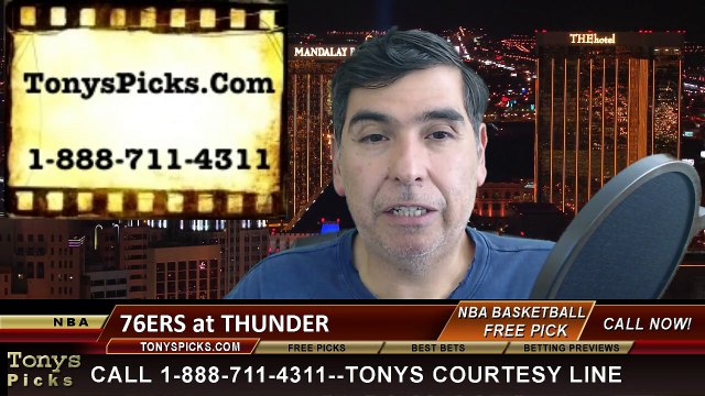 Oklahoma City Thunder vs. Philadelphia 76ers Free Pick Prediction NBA Pro Basketball Odds Preview 3-4-2015