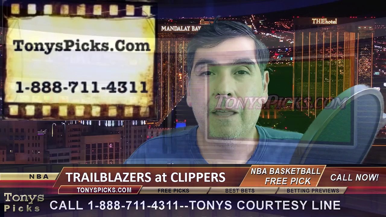 LA Clippers vs. Portland Trailblazers Free Pick Prediction NBA Pro Basketball Odds Preview 3-4-2015