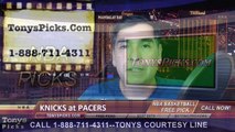 Indiana Pacers vs. New York Knicks Free Pick Prediction NBA Pro Basketball Odds Preview 3-4-2015