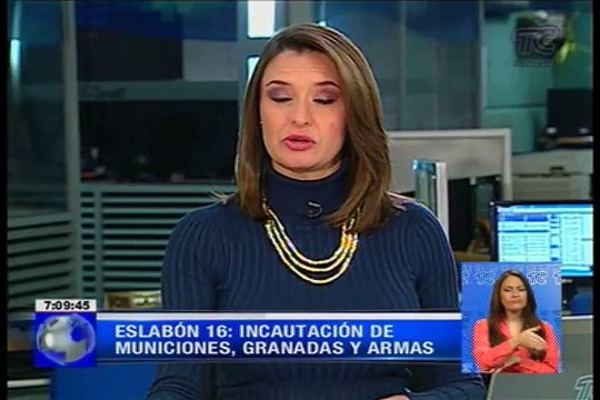 Eslabón 16: Incautación de municiones, granadas y armas