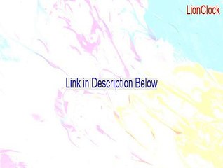 LionClock Crack (Legit Download 2015)