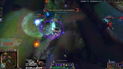 Joli doublekill de CLG Link - League of legends