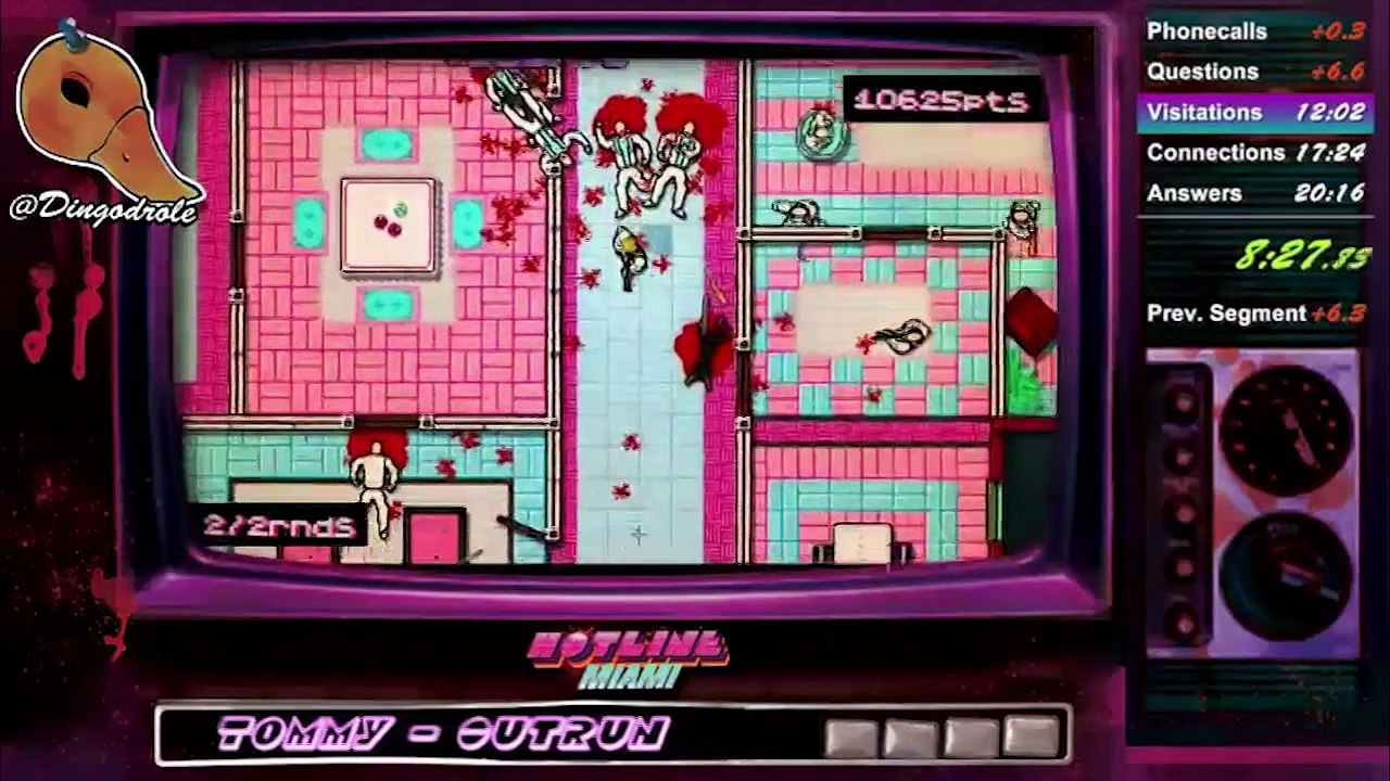 Speed Game Hors-série: Hotline Miami WR en 20:07 Any% de Dingodrole