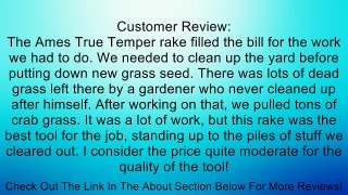 Ames True Temper 1923700 Leaf Rake, 24-Steel Tines, 54-In. Ash Handle Review