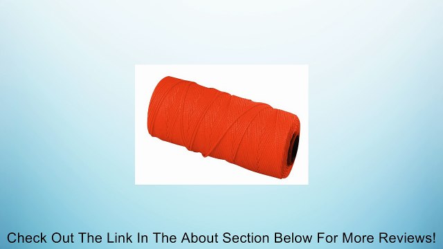 Bon 11-880 18 No.500-Feet EZC Bricklayers Braided Nylon Line, Neon Orange Review