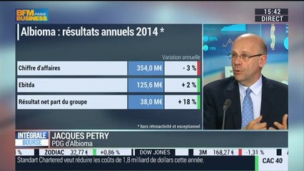 Albioma publie ses résultats annuels 2014: Jacques Petry - 04/03