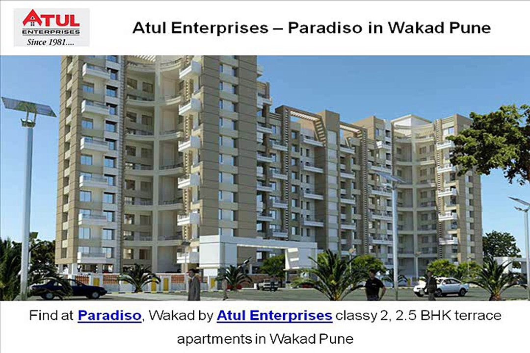 Find at Paradiso, Wakad by Atul Enterprises classy 2, 2.5 BHK terrace apartments