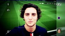 Le selfie d'Adrien Rabiot pour les abonnés de beIN SPORTS