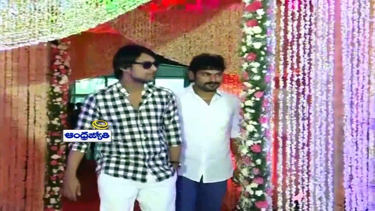 Chiranjeevi and Ram charan at Manchu Manoj's Engagement