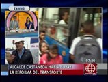 Luis Castañeda Lossio: “Reordenamiento del transporte comienza con nosotros”