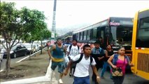 WhatsApp: tráfico obligó a usuarios a bajarse de alimentadores del Metropolitano