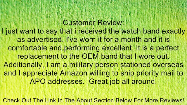 Voguestrap TX444381 Allstrap 20mm Brown Regular-Length Fits Expedition Water Resist Watchband Review