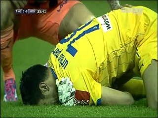 Ανόρθωση-ΑΠΟΕΛ Τραυματισμός Πάρντο 36'