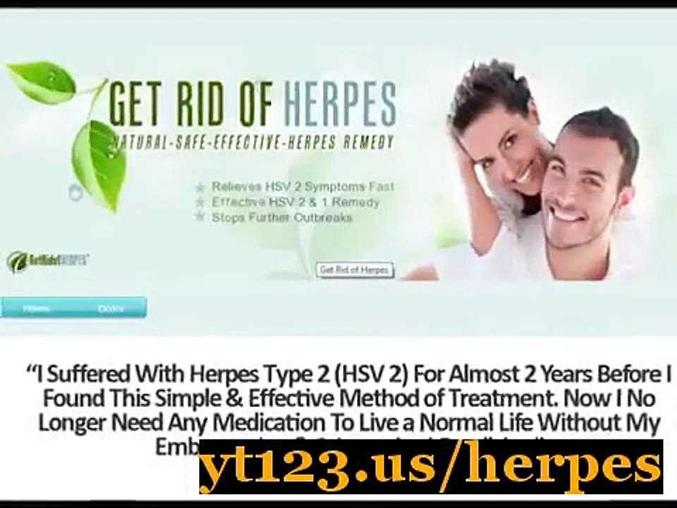 How To Get Rid Of Herpes Outbreaks - Recovery From Herpes Encephalitis