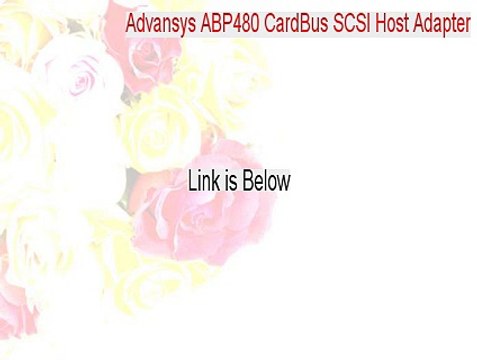 Advansys ABP480 CardBus SCSI Host Adapter Download Free [Free Download]
