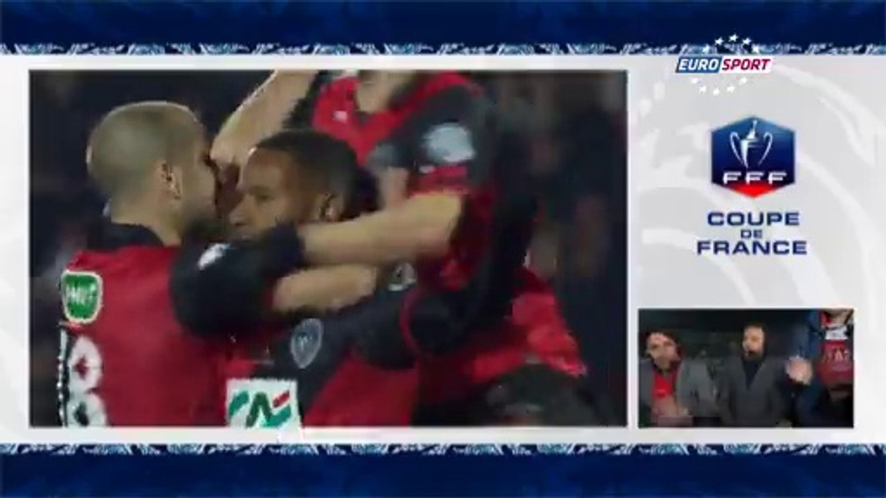 L'énorme coup franc de Claudio Beauvue face à Concarneau CDF