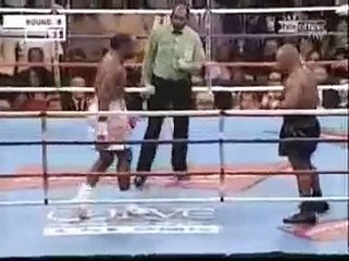 Tyson vs. Lewis knock out punch
