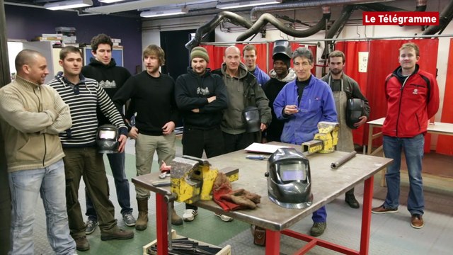 Bégard (22). Formation des scaphandriers au travaux publics