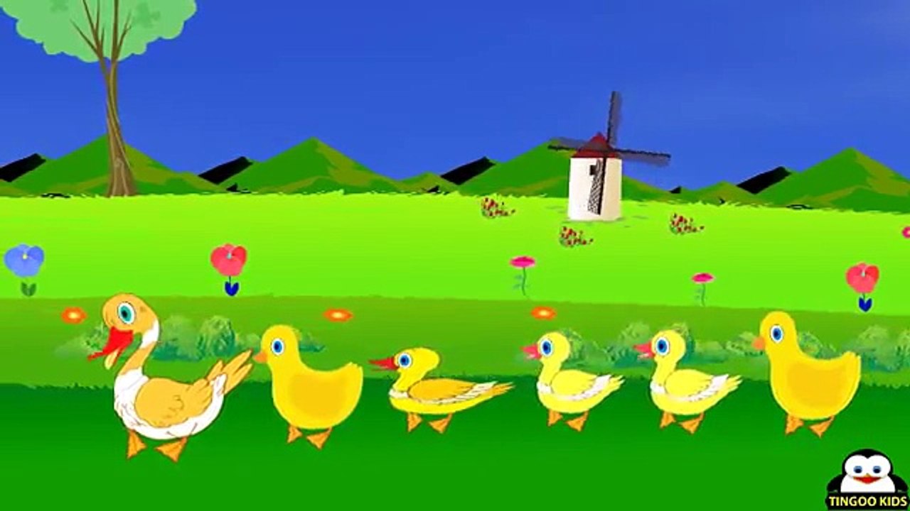 Nursery Rhymes   Six Little Ducks - One Little Duck With Feathers On His Back   Kids Songs Lyrics
