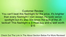 J5 Tactical Flashlight - The Original 300 Lumen Ultra Bright, LED Mini 3 Mode Flashlight Review