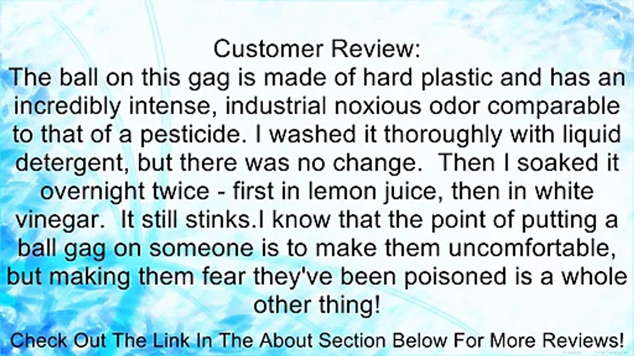 Breathable Ball Gag, Black Review
