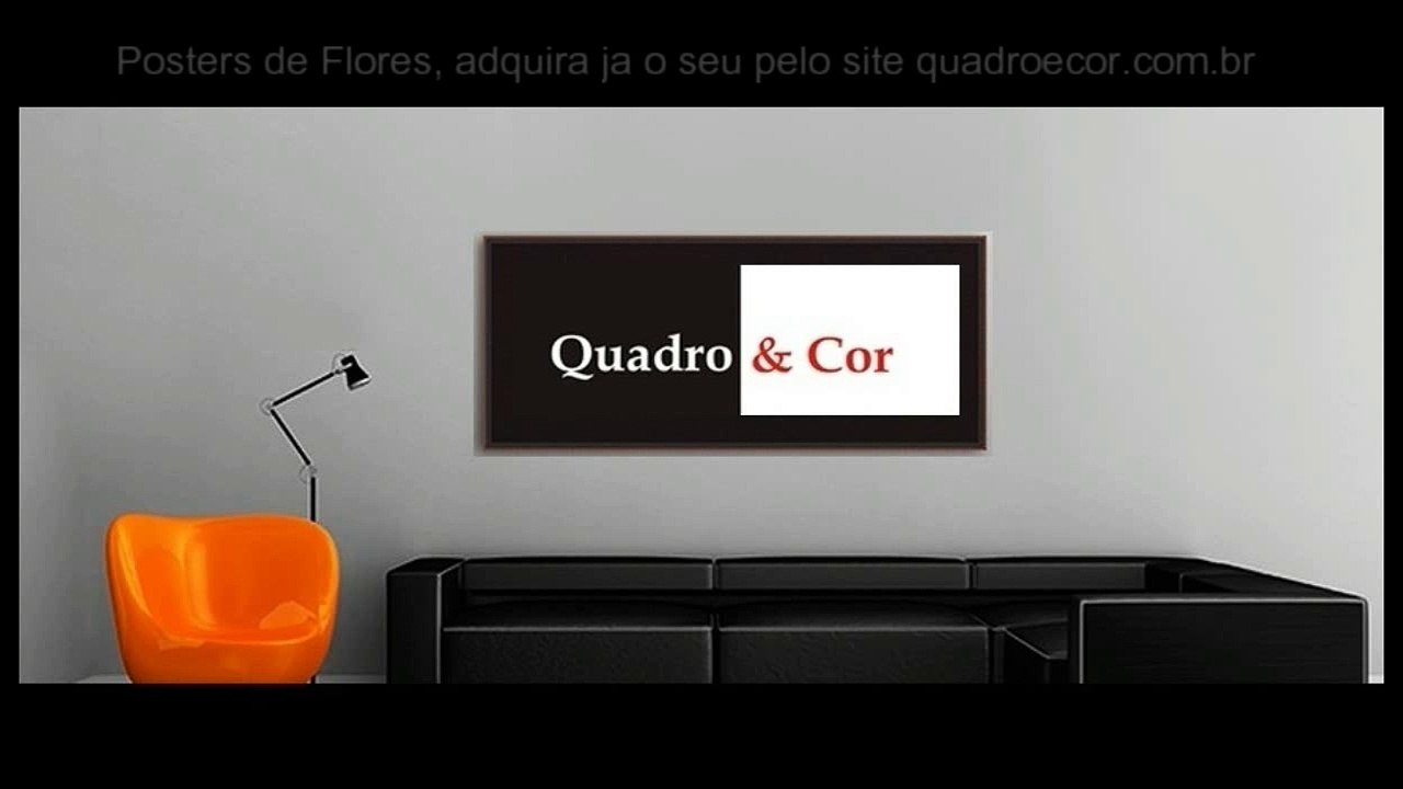 QuadroeCor | Poster Flores