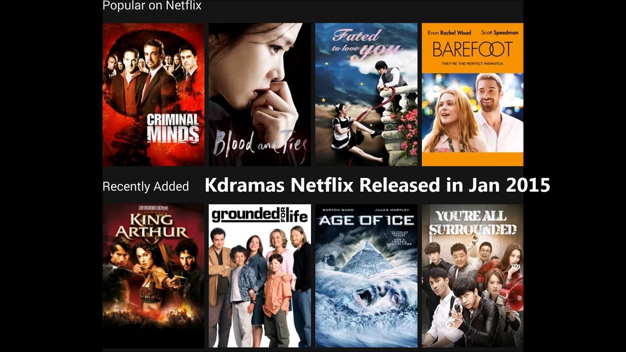 Korean Dramas Release on Netflix in January 2015 List