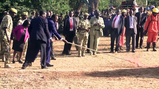 Así fue la quema de colmillos de elefantes para extinguir la caza por su marfil