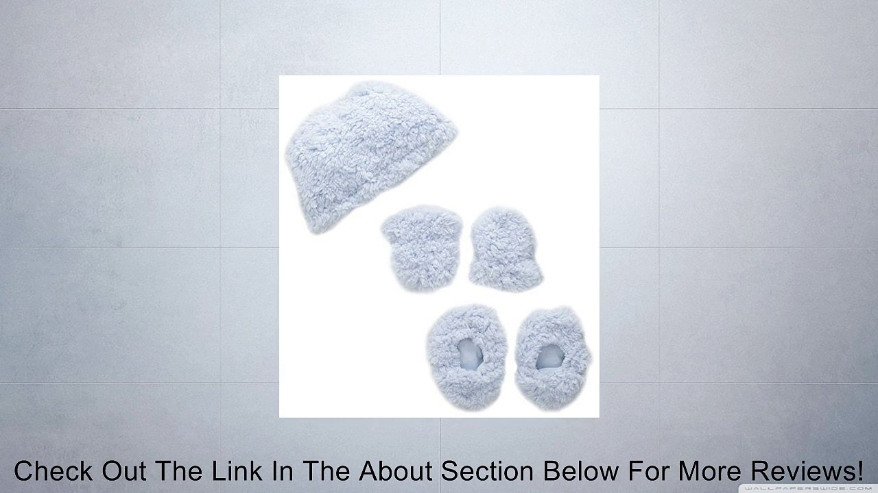Lovespun Baby-Boys Newborn Blue 3 Piece Hat Mittens and Bootie Set Review