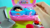 Peppa Pig Pizzeria Playset Pizza Shop Carry Case PlayDoh Chef Peppa Nickelodeon Disneycoll