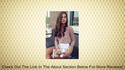 Lace+chiffon women's Shirt coat CLUBWEAR OL commuter Fashion Uniform S M L Review