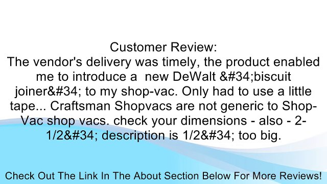 WORKSHOP Wet/Dry Vacs WS25055A Wet Dry Shop Vacuum Adapter Combo Kit Review