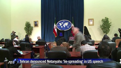 Iran denounces Netanyahu 'lie-spreading' in US speech
