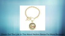 Round Floating Charms Locket Words Love Hope Faith Fashion Bracelet Gold Tone Auralee & Company Review
