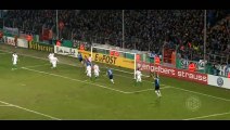 Goal Schuppan - Arminia Bielefeld 2-0 Werder Bremen - 04-03-2015 DFB Pokal
